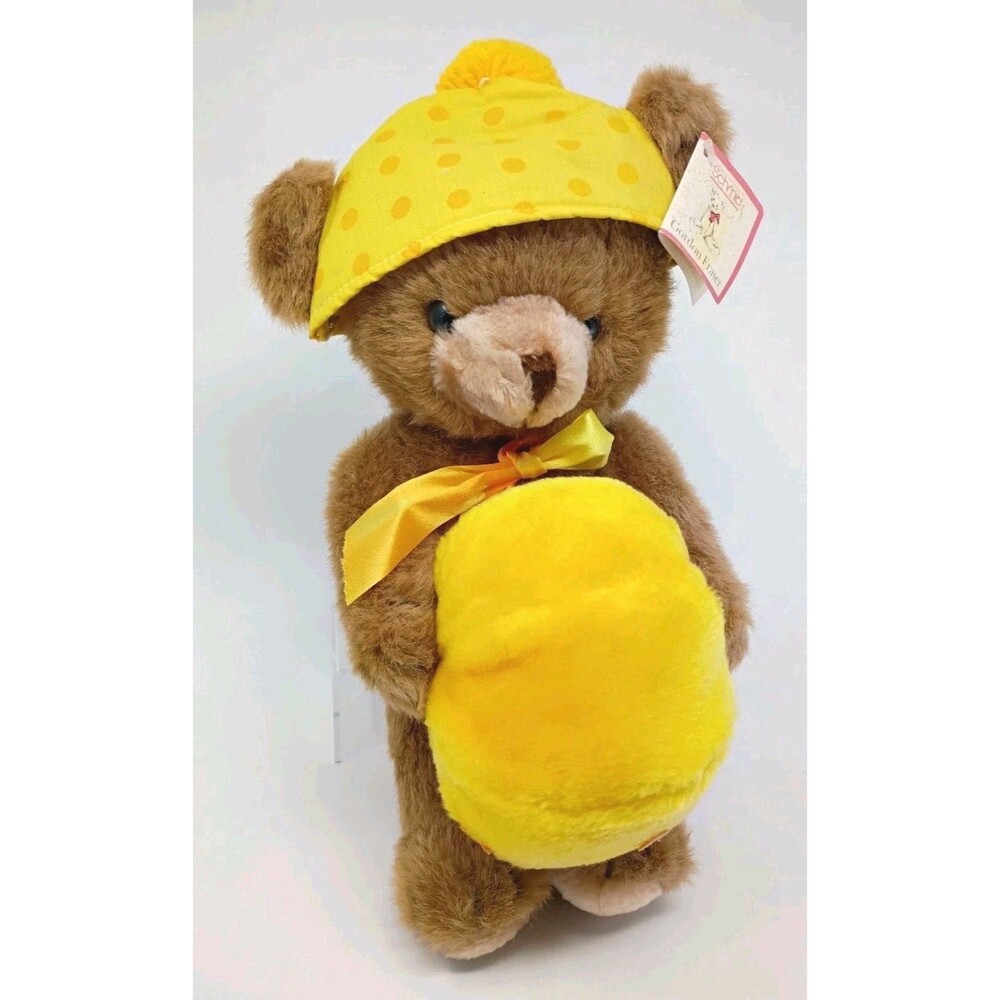 Schmid Wind Up Musical Jointed Teddy Bear Plush Gordon Fraser 1984 Musical NOS